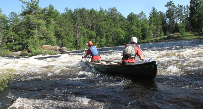 gap year whitewater canoeing adventure program in minnesota